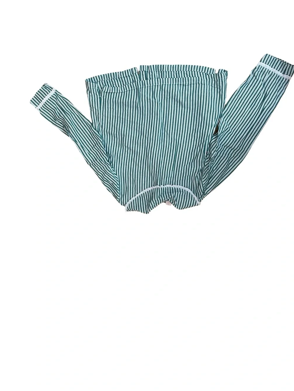 RACHEL ASHWELL Striped Peter Pan Collar Cottagecore Viral TikTok Pajama Set